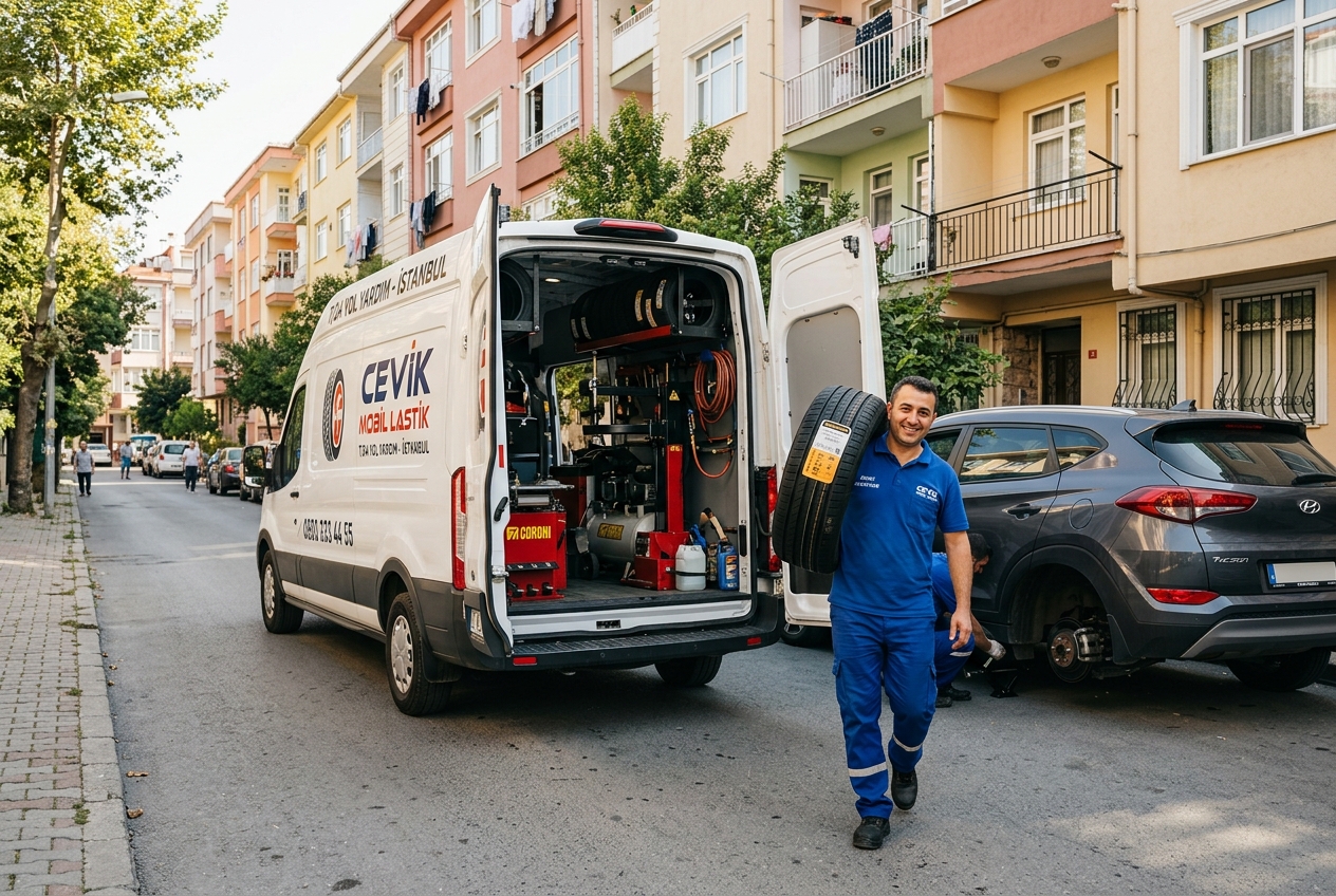 Mobil Lastikçi Nedir? Yerinde Lastik Servisi Avantajları